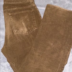 Vintage slim straight J.Crew corduroy brown pants